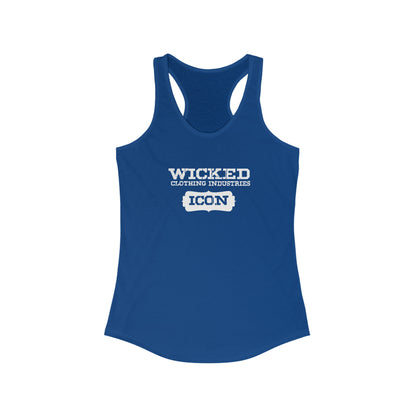 ICON/White/Women's  Tank Top