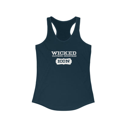 ICON/White/Women's  Tank Top