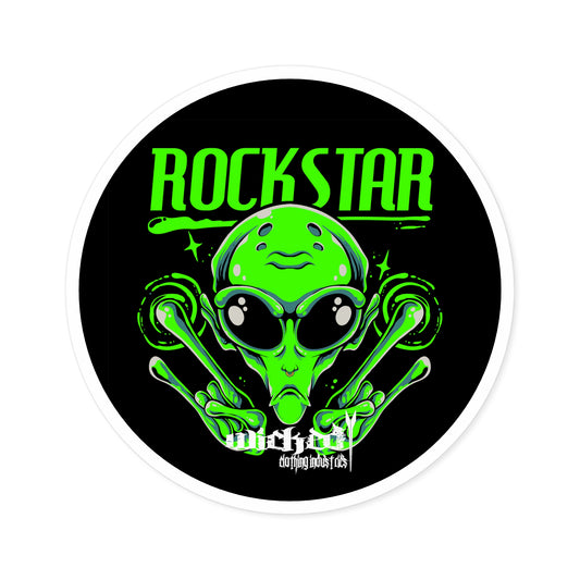 Rockstar Alien /Stickers, Indoor\Outdoor