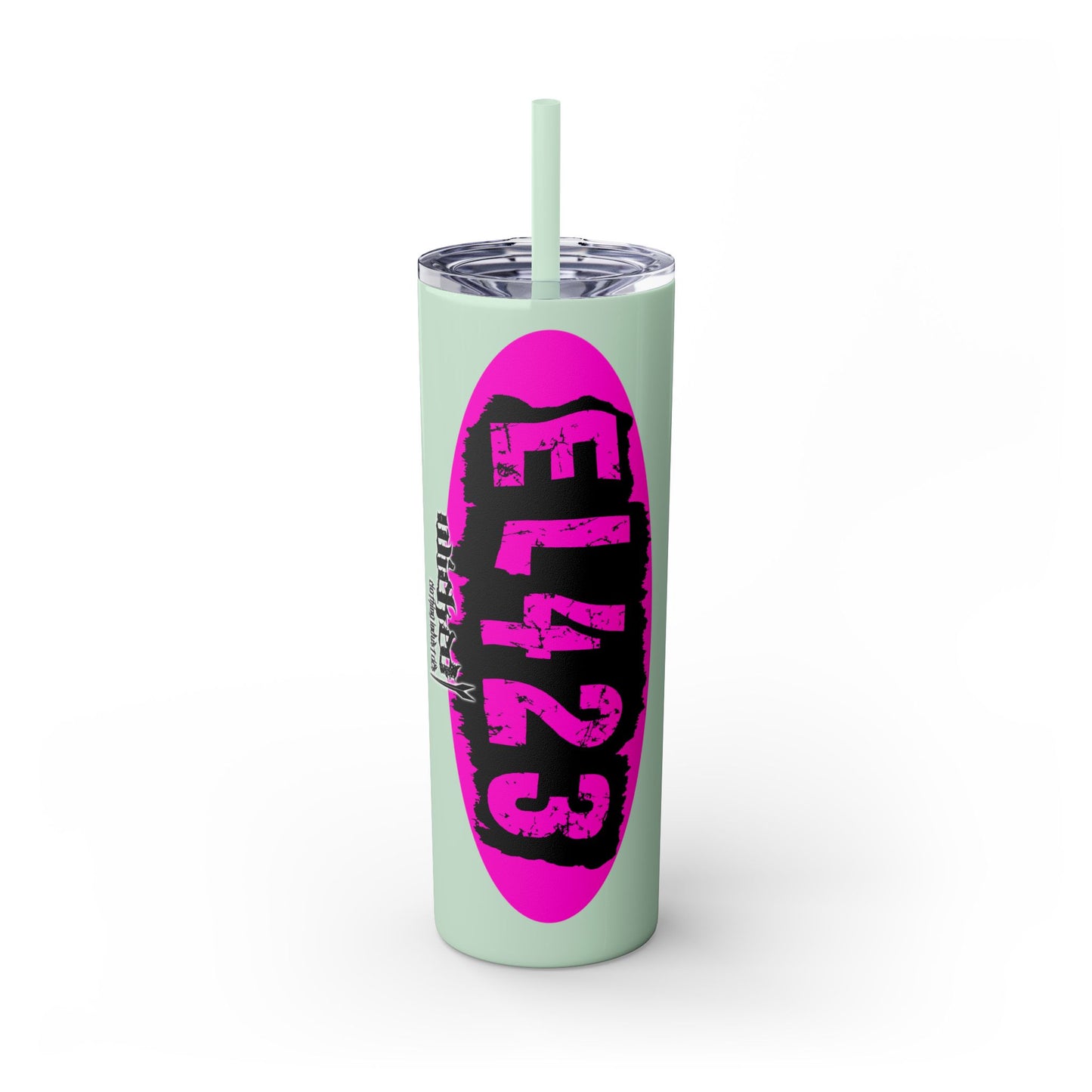 EL423 Alternative Hot Pink 2 / Skinny Tumbler with Straw, 20oz