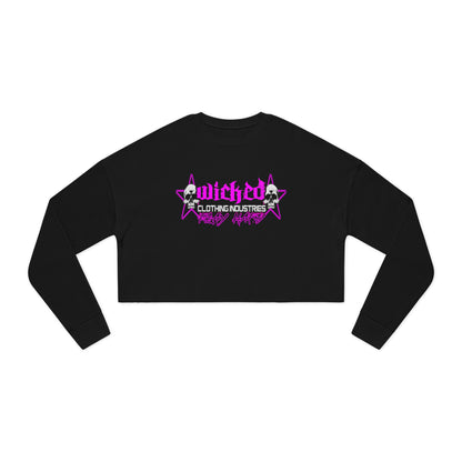 Play Hard / Hot Pink/ WCI Women's Cropped Sweatshirt