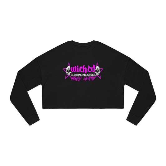 Play Hard / Hot Pink/ WCI Women's Cropped Sweatshirt