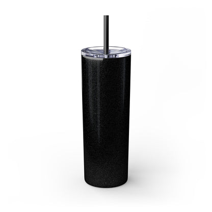 EL423 Wicked Love Red/White / Skinny Tumbler with Straw, 20oz