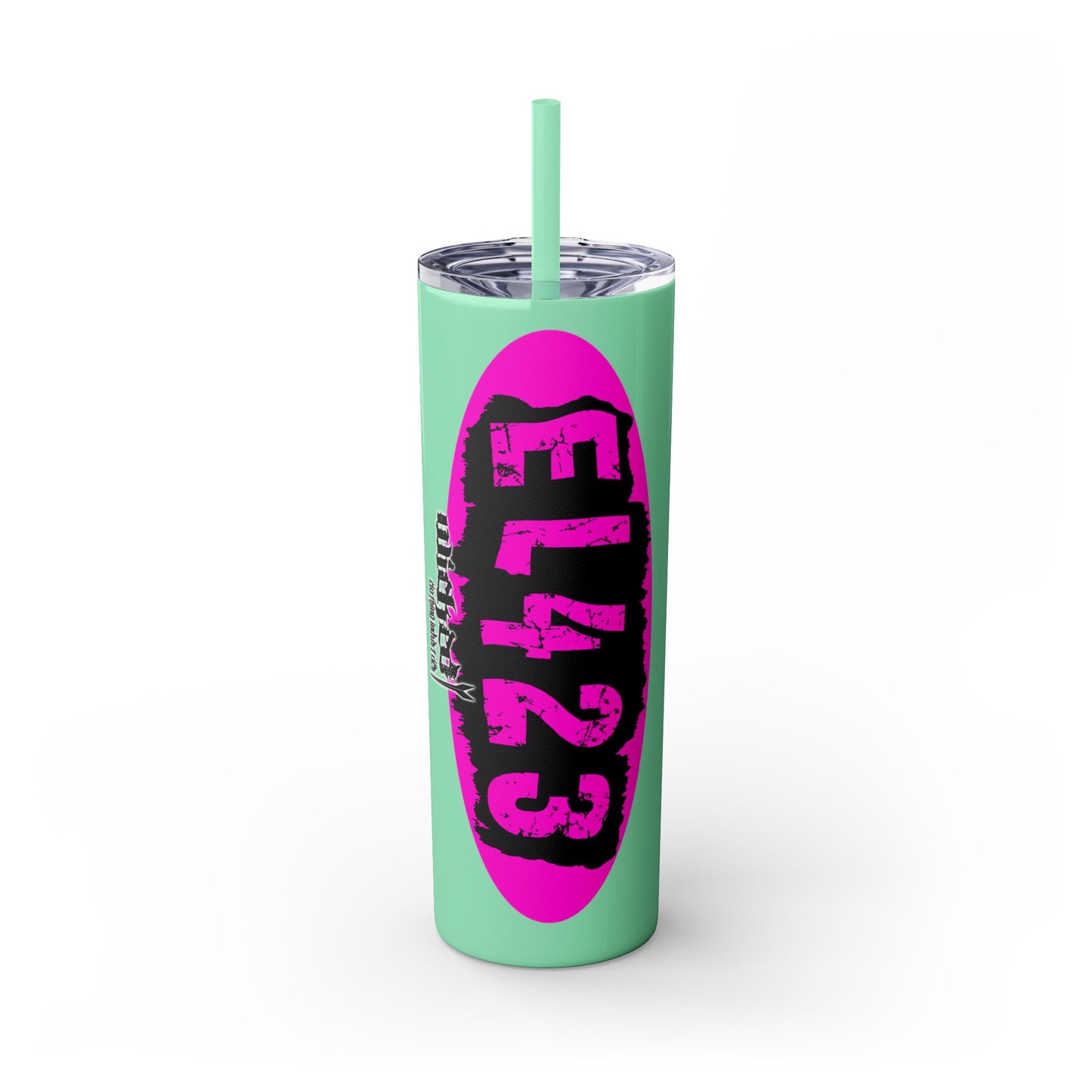 EL423 Alternative Hot Pink 2 / Skinny Tumbler with Straw, 20oz