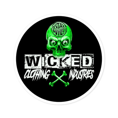Stay Wild Neon Green WCI  Stickers, Indoor\Outdoor