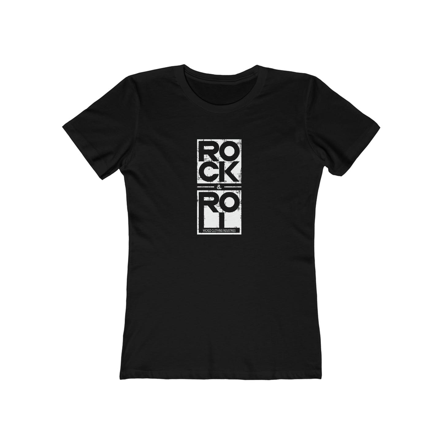Rock & Roll/ White Square/Tee