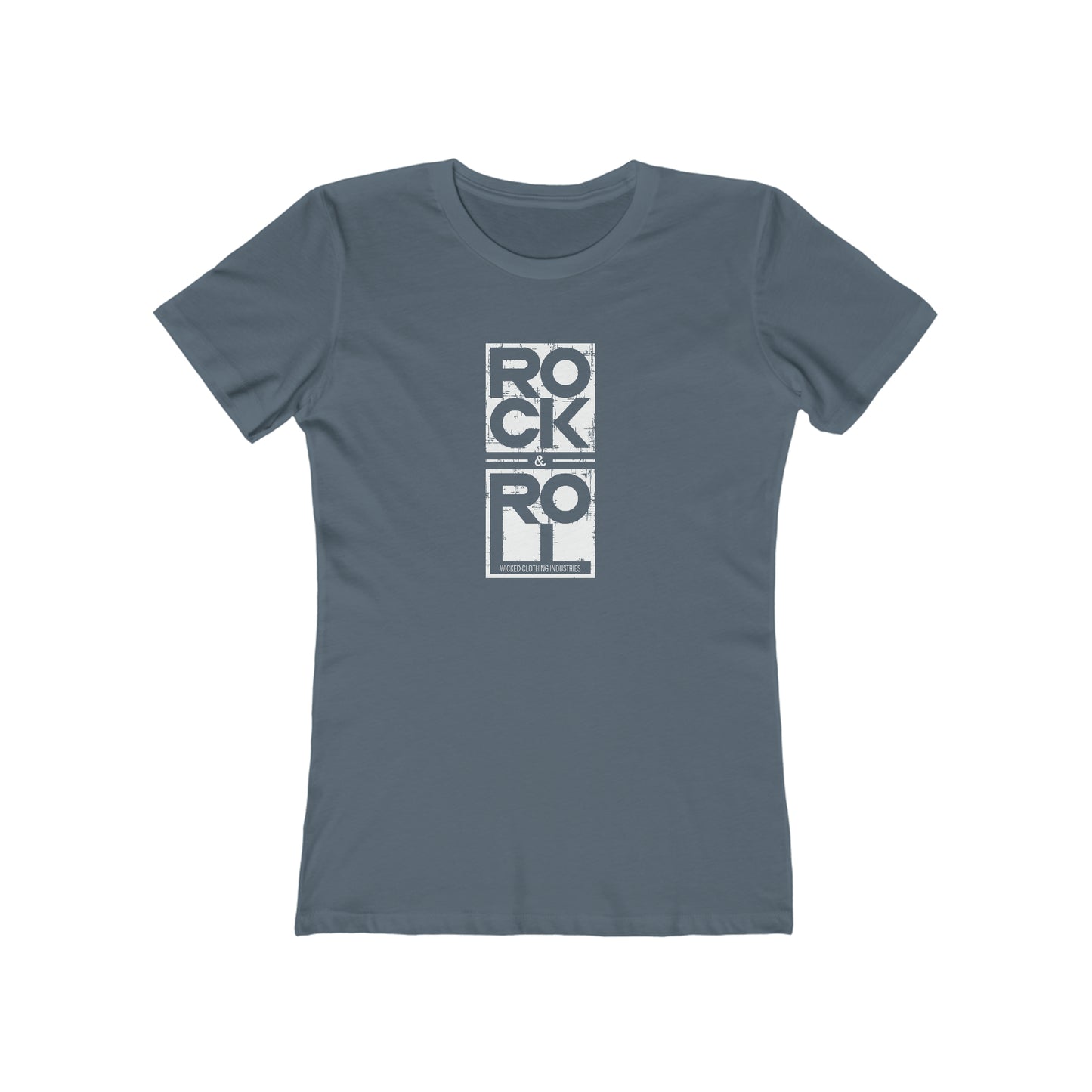 Rock & Roll/ White Square/Tee