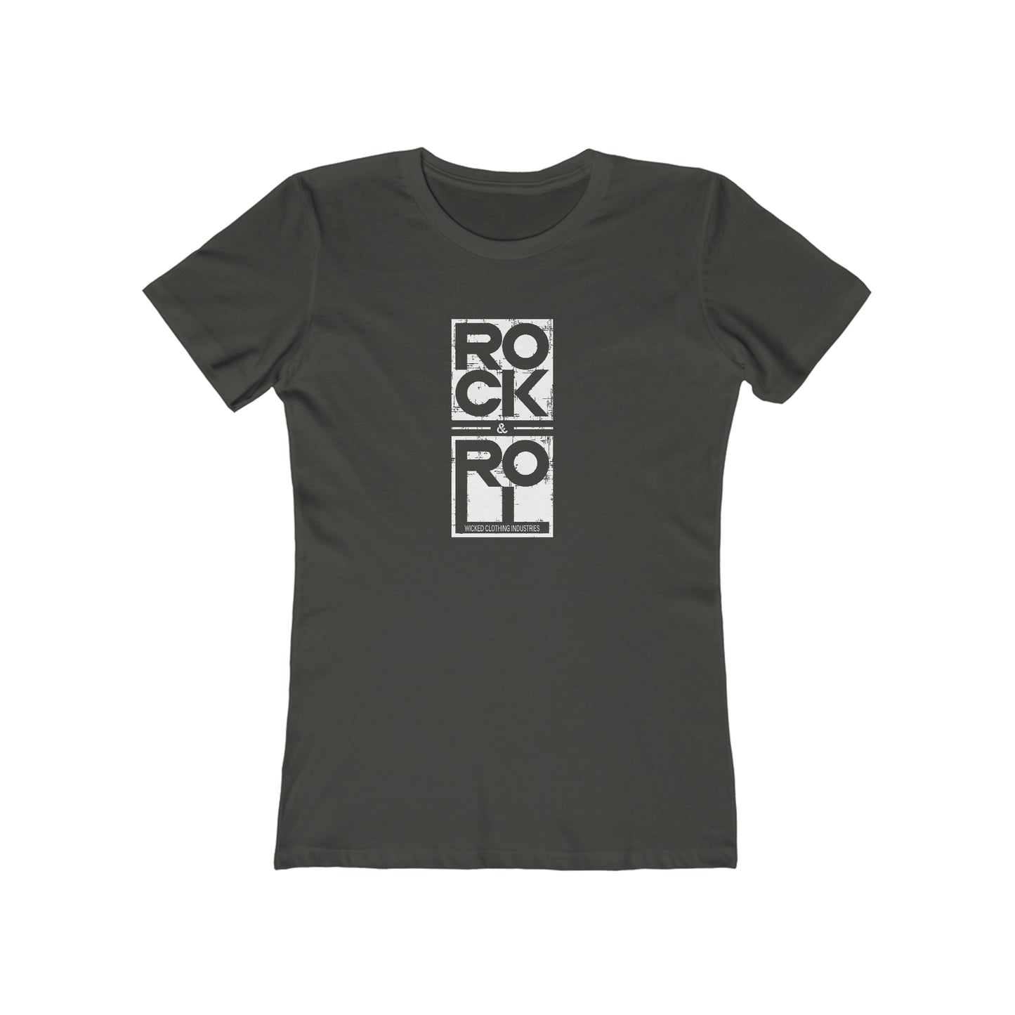 Rock & Roll/ White Square/Tee
