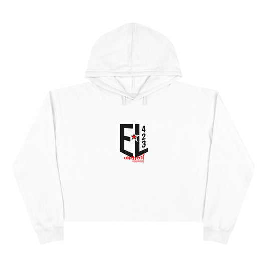 EL423 Electric 3D Black/ /Crop Hoodie