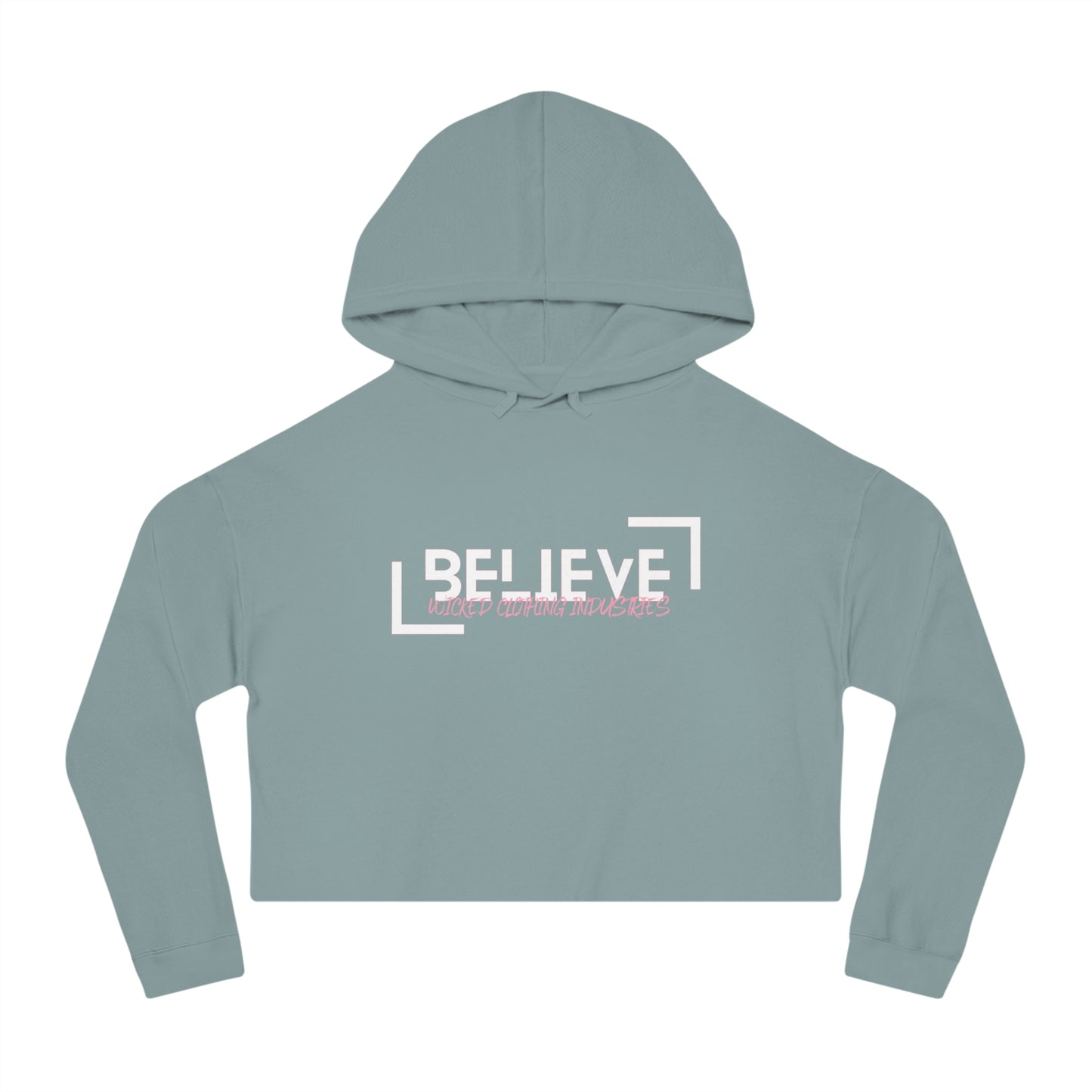 Believe 2 EL Soft Pink / Cropped Hoodie