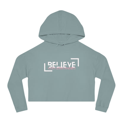 Believe 2 EL Soft Pink / Cropped Hoodie
