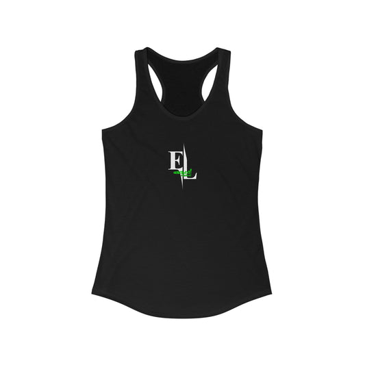 EL Visions White /Women's  Racerback Tank Top