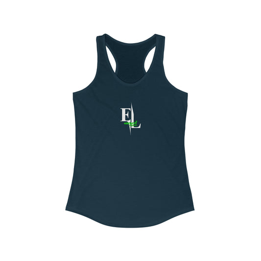 EL Visions White /Women's  Racerback Tank Top