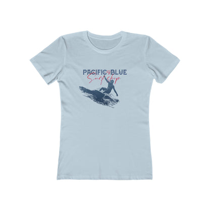 Ocean Breeze/Pacific Blue Surf Shop/ White Tee Shirt