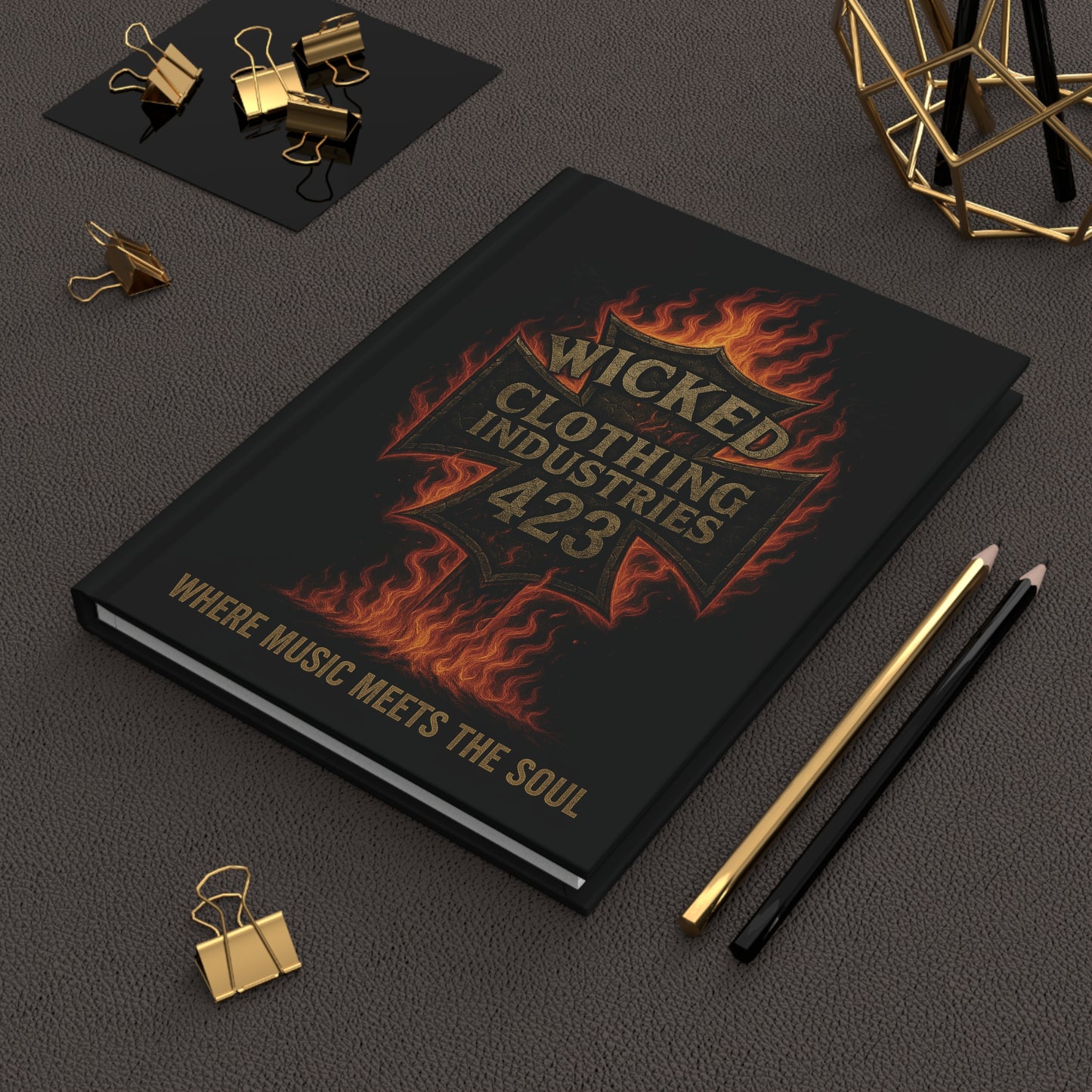 The Soul's Setlist / Wicked Clothing Industries /Hardcover Journal Matte