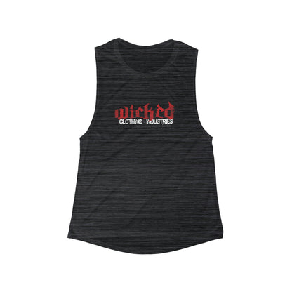 Wicked Clothing Industries 2024 / Flowy Scoop Muscle Tank Top
