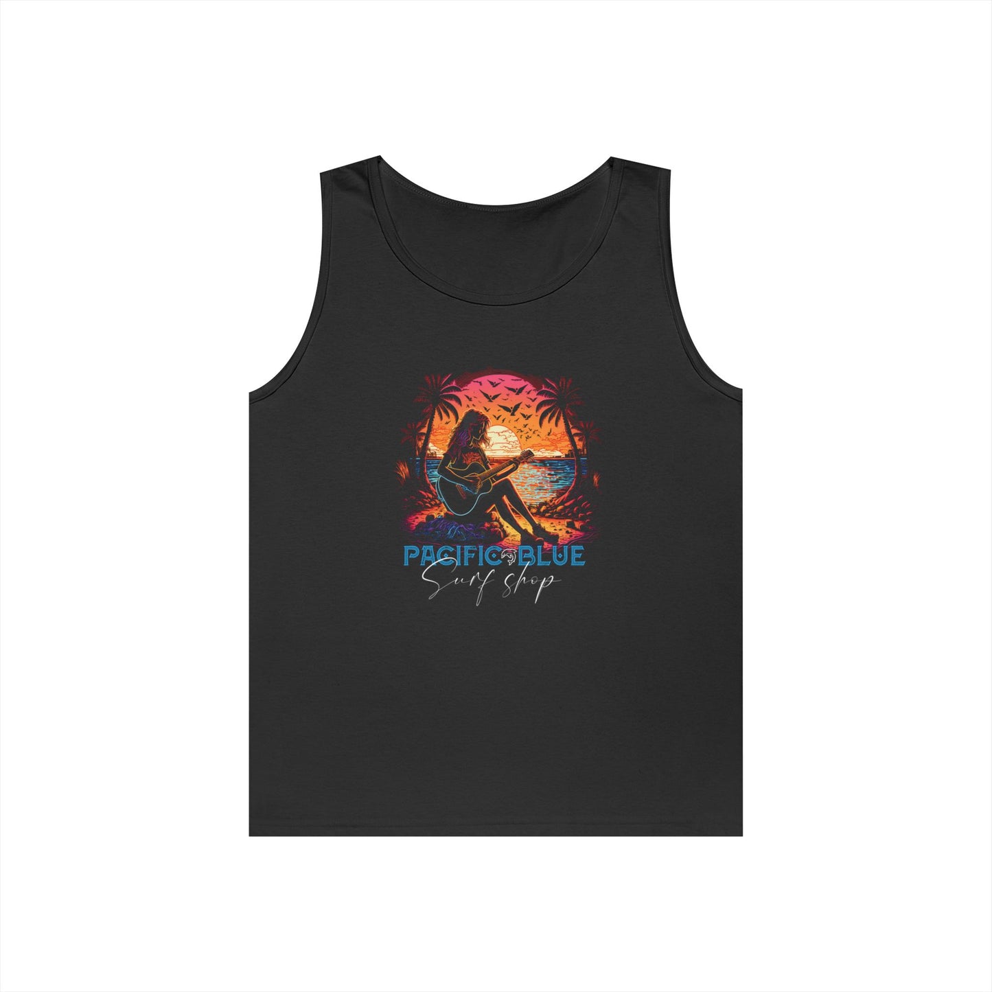 Guitar Girl /Pacific Blue Surf Shop   / WCI Tank Top