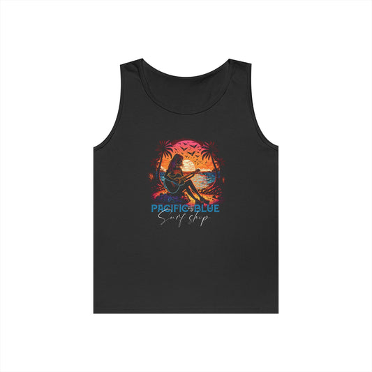 Guitar Girl /Pacific Blue Surf Shop   / WCI Tank Top