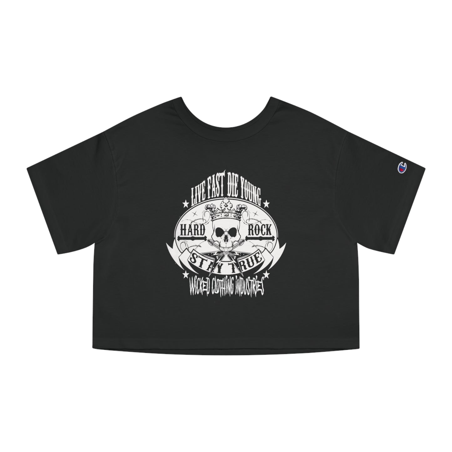 Stay True/ Rock N Roll/WCI/ Cropped T-Shirt