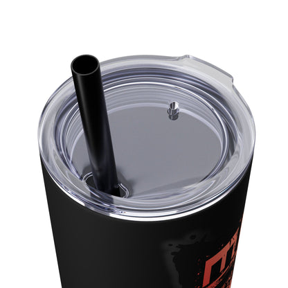 EL423 Wicked Love 2 /Sunset  Color/ Skinny Tumbler with Straw, 20oz