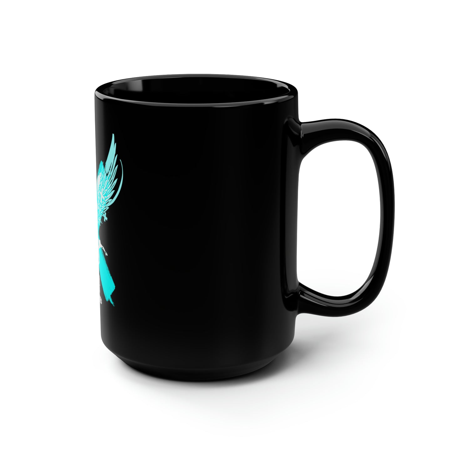 Extreme 1 Teal /Black Mug, 15oz