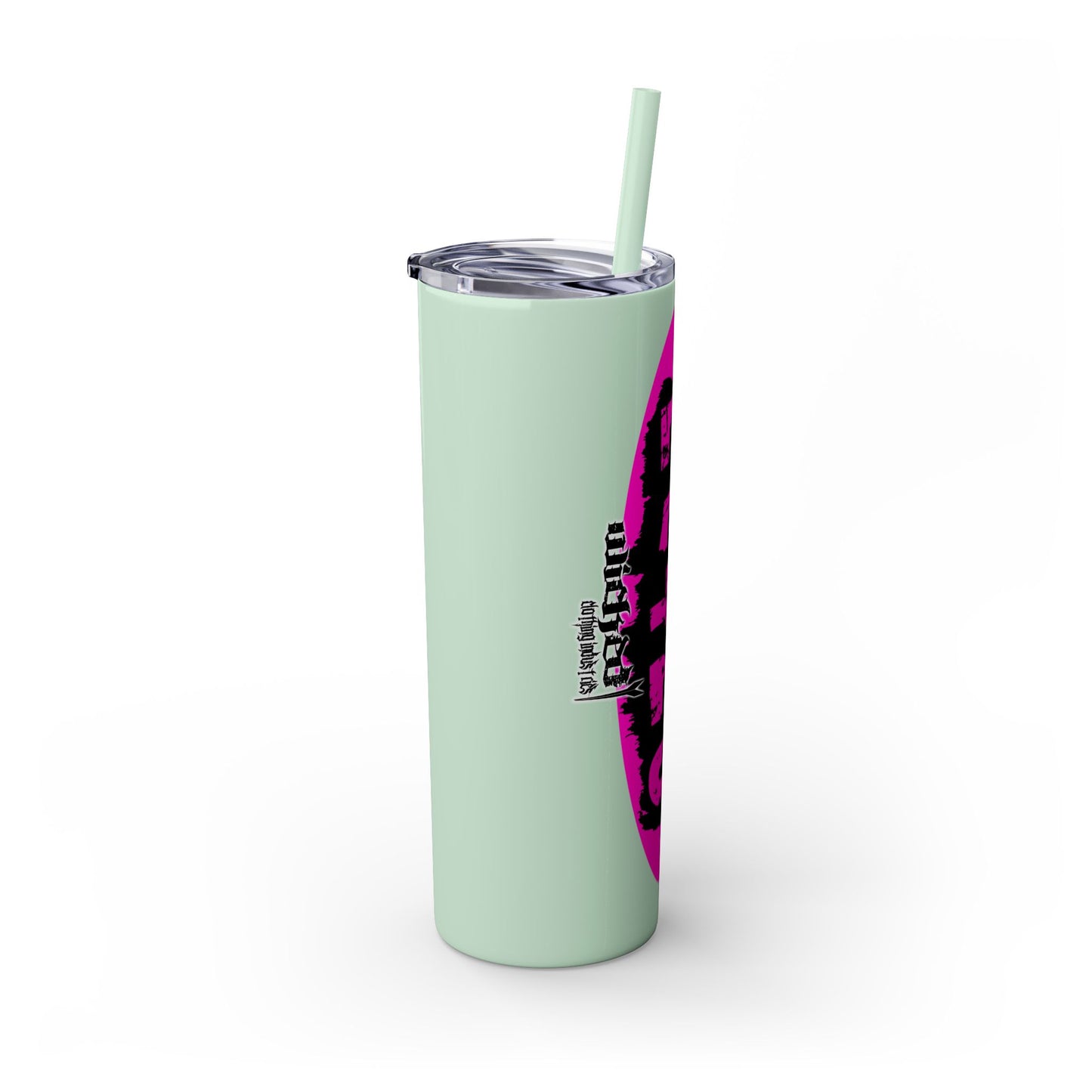 EL423 Alternative Hot Pink 2 / Skinny Tumbler with Straw, 20oz