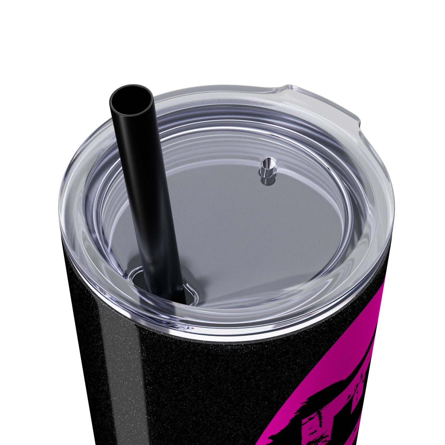 EL423 Alternative Hot Pink 2 / Skinny Tumbler with Straw, 20oz