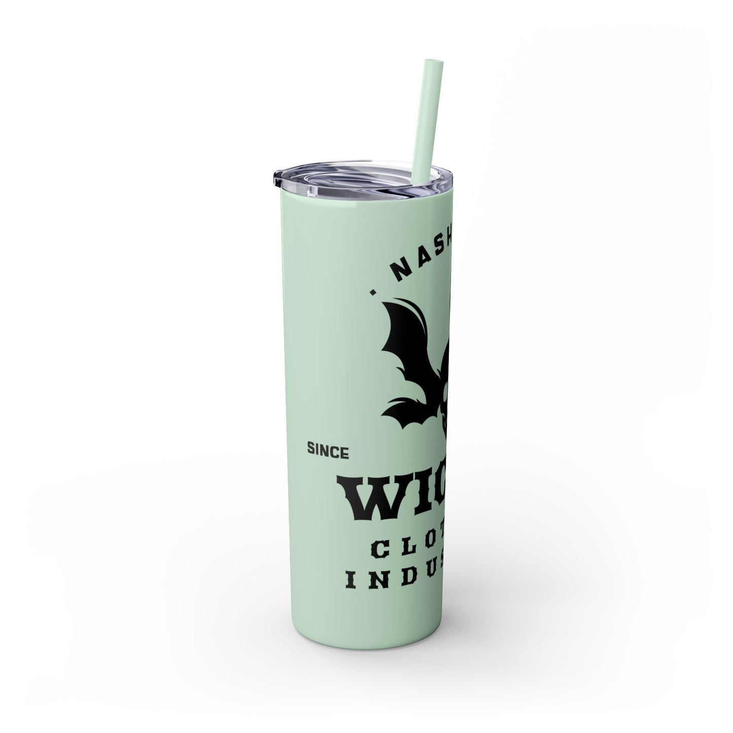 Wicked Nashville /Mint ( Shown)/ Skinny Tumbler with Straw, 20oz