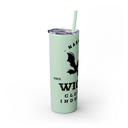 Wicked Nashville /Mint ( Shown)/ Skinny Tumbler with Straw, 20oz