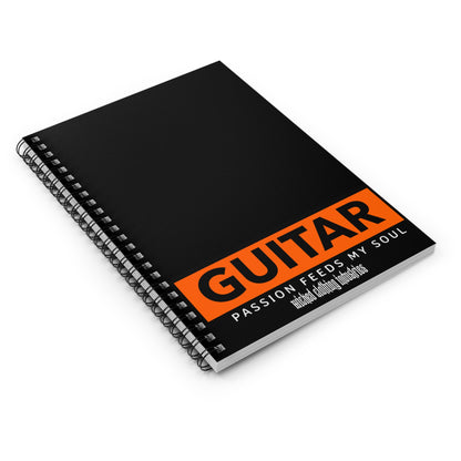 Guitar /Orange /Passion Feeds My Soul/ Ruled Line