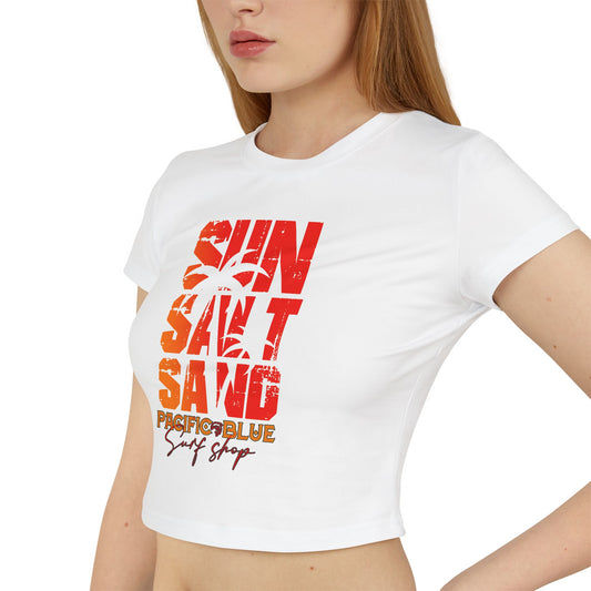 Pacific Blue Surf Shop/ Sun, Salt & Sand/ Women's Baby Tee