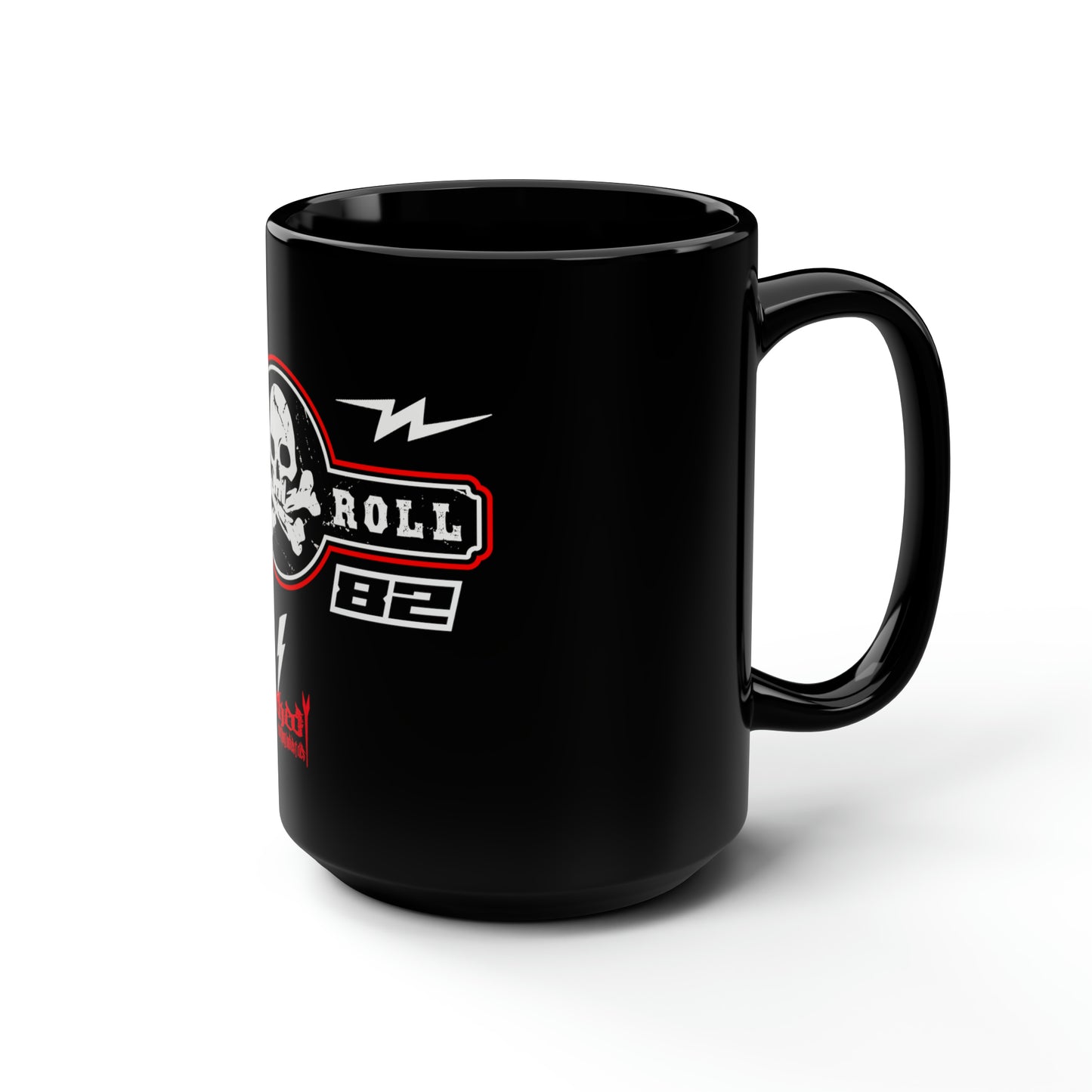 1982 Rock N Roll /Black Mug, 15oz