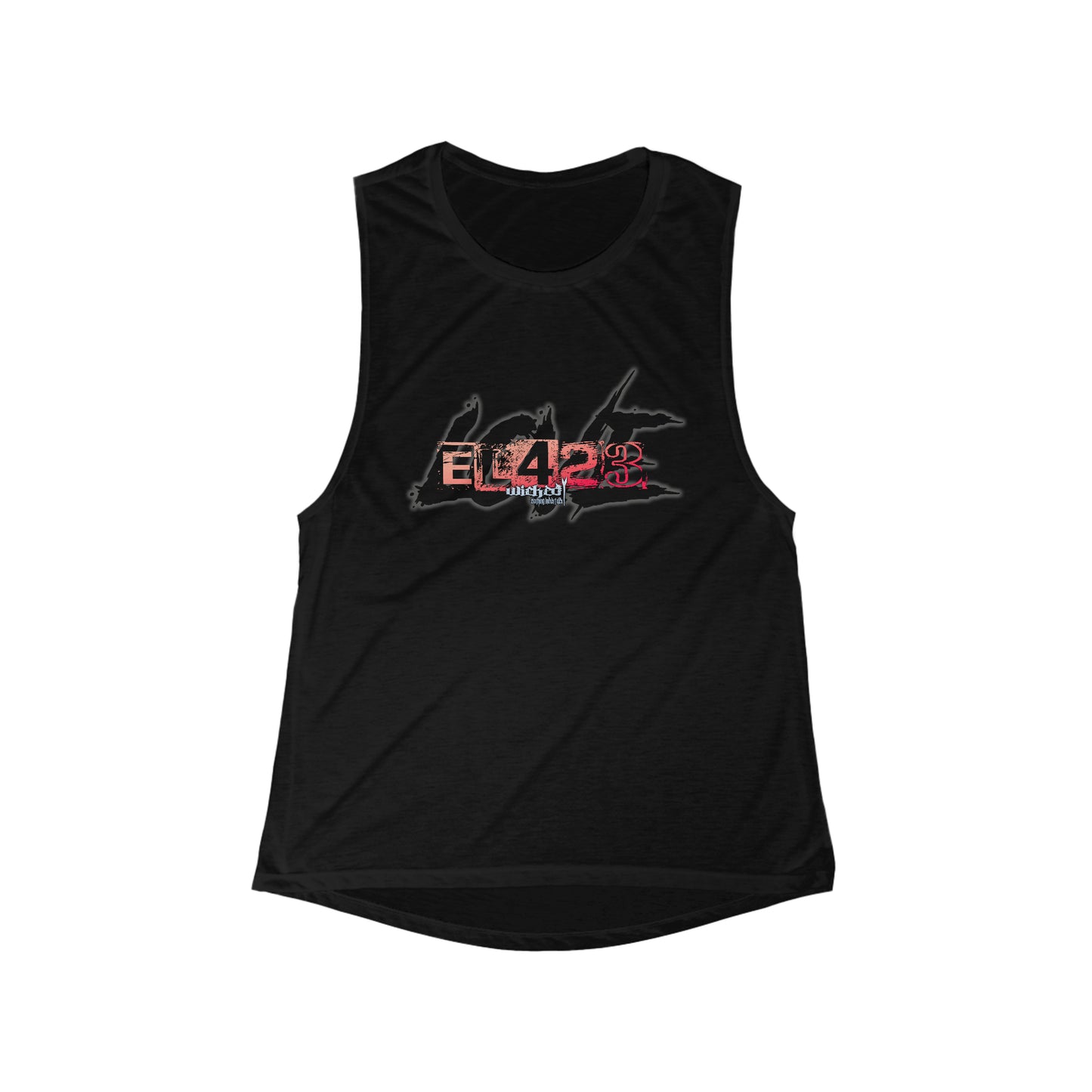 EL423 Wicked Love / Flowy Scoop Muscle Tank