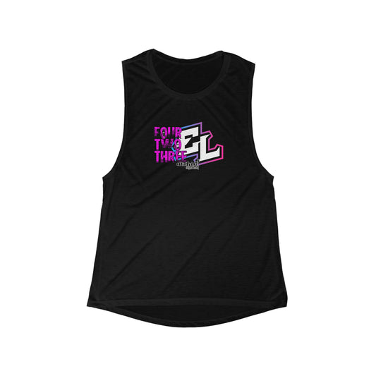 EL423 Punk Rock /Flowy Scoop Muscle Tank
