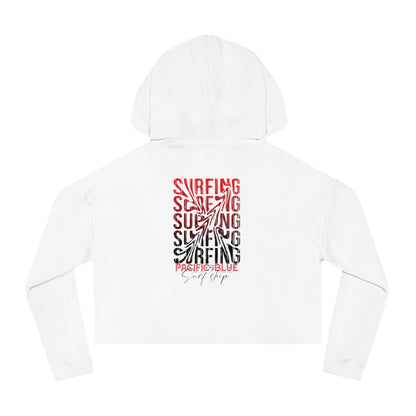 Beach Vibes, Ocean Dreams/ Pacific Blue Surf Shop/ WCI Women’s Cropped Hoodie
