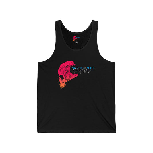 Skull Wave Sunset/ Pacific Blue Surf Shop /WCI/ Tank Top