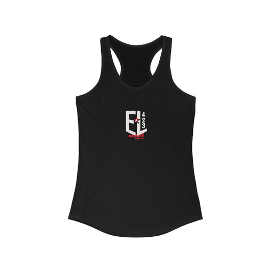 EL423 Electric 3D / Black/ Racerback Tank Top