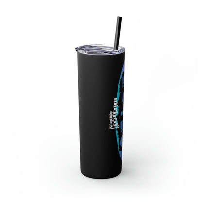 EL 423 Alternative /Berry Color/ Skinny Tumbler with Straw, 20oz