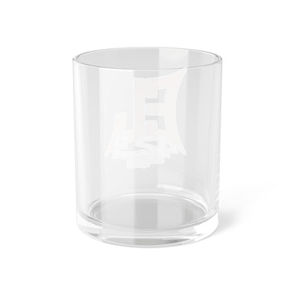 EL423 Red Bold Bar Glass