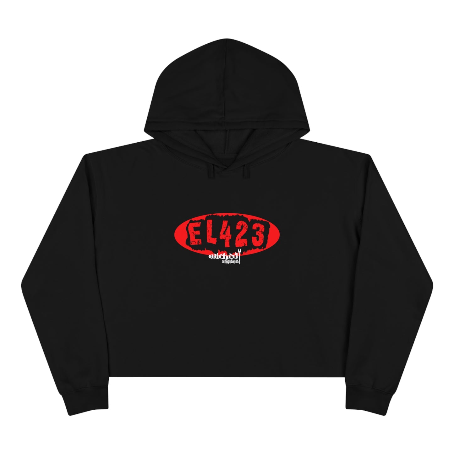 EL 423 Alternative/ Red/ Cropped Hoodie