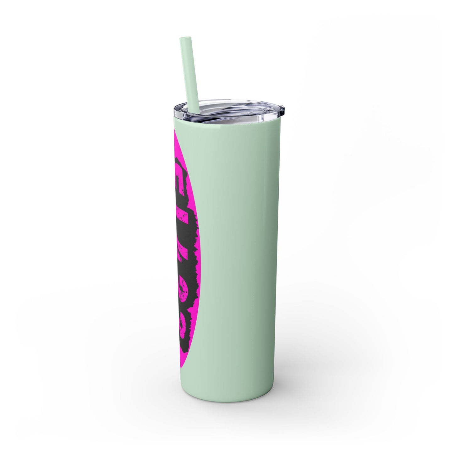 EL423 Alternative Hot Pink 2 / Skinny Tumbler with Straw, 20oz