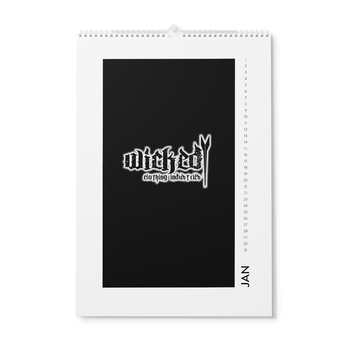 Wicked Clothing Industries Wall Calendar (2023)