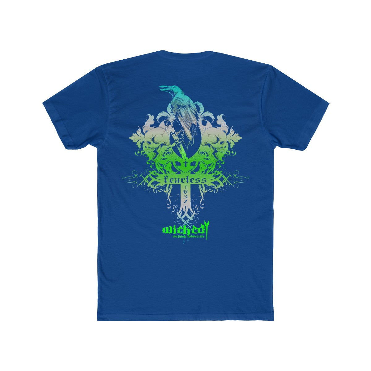 1837 Fearless 3/Green/Gray/Light Blue/T-Shirt