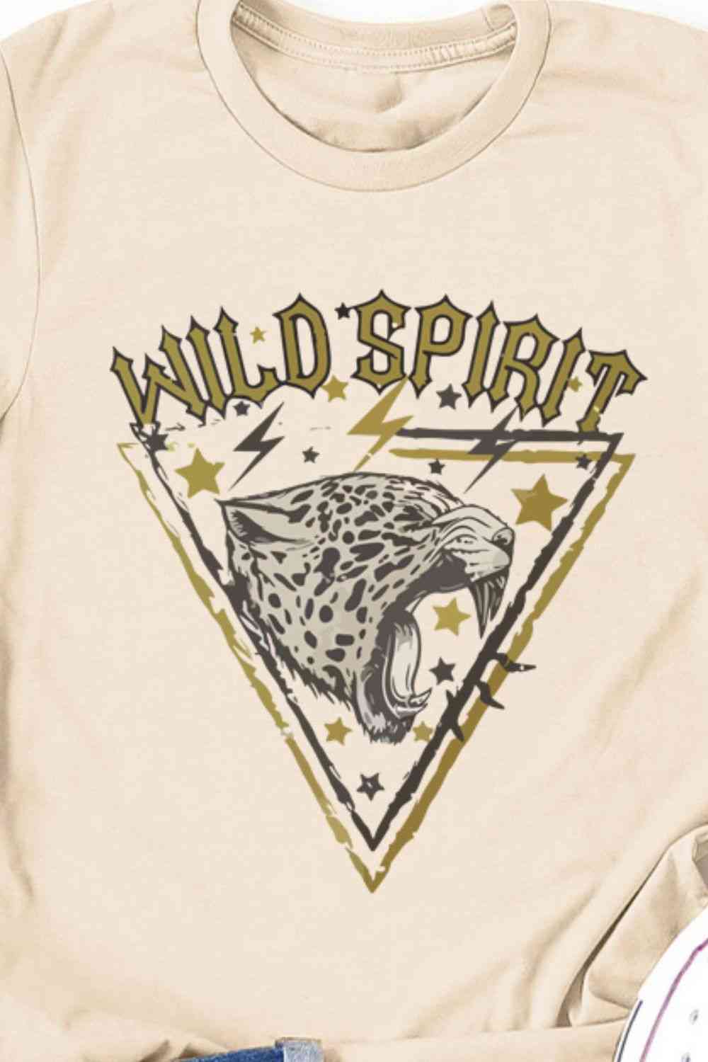 WILD SPIRIT Graphic Short Sleeve T-Shirt