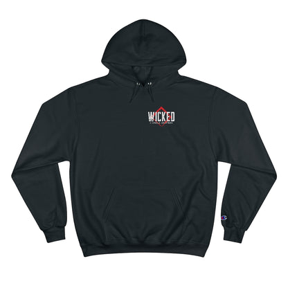 Punk Rock Tiger  On Back Champion Hoodie