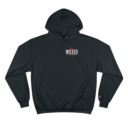 Punk Rock Tiger  On Back Champion Hoodie