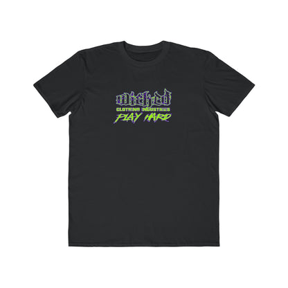 Play Hard/Neon Green, Purple/ Tee Shirt