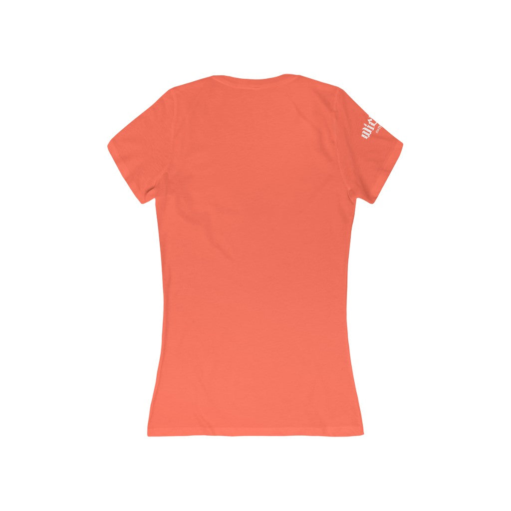 Rock and Roll /Women's  Short Sleeve Deep V-Neck Tee Shirt