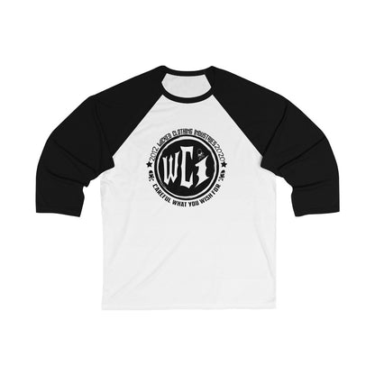 WCI/Careful What You Wish For /  3/4 Sleeve Baseball Tee