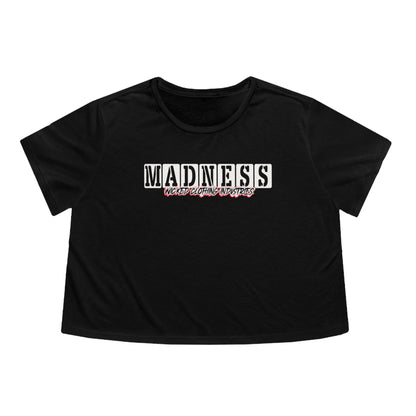 Madness/Red/  Flowy Cropped Tee